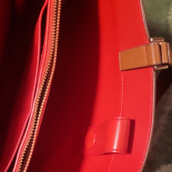 Kate Spade Tan and Red Tote Bag - Picture 9 of 9
